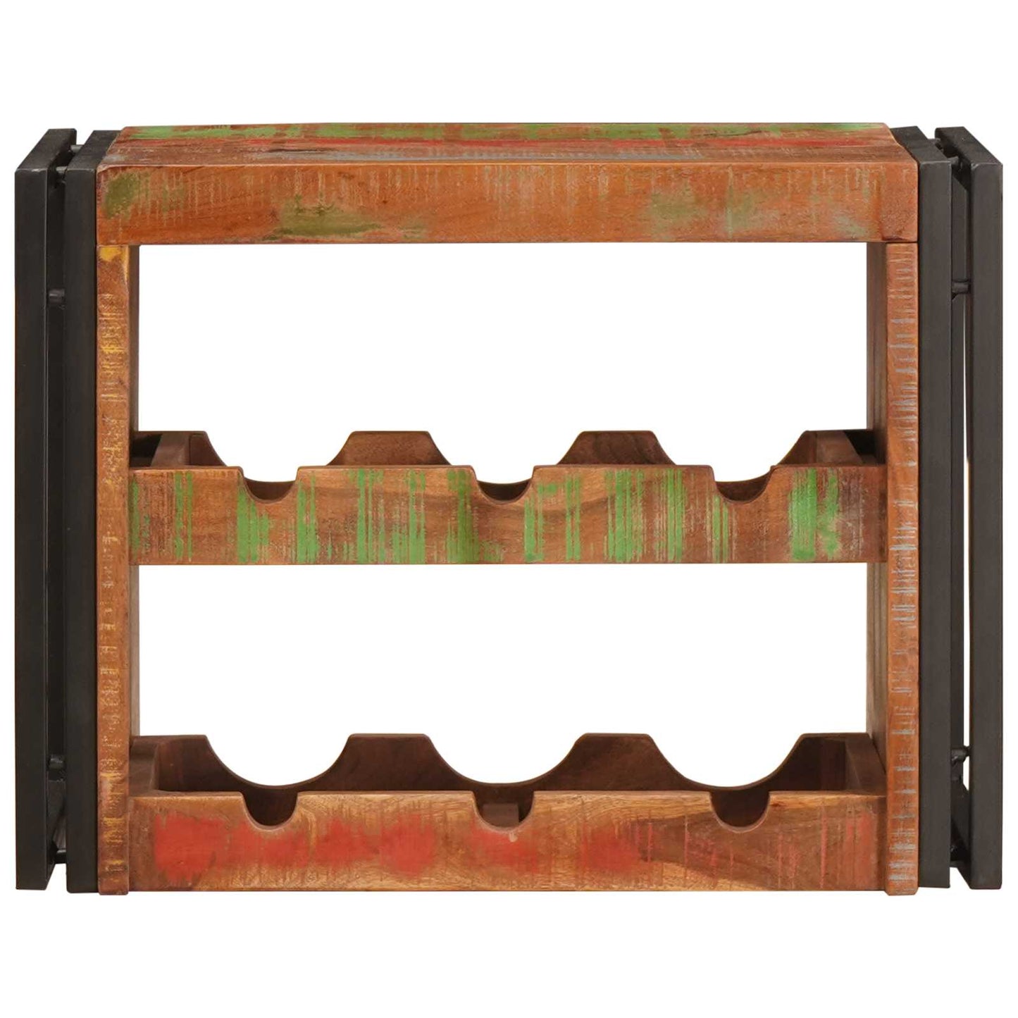 Vinfad Brun 60 x 45 x 33 cm Solid genvundet træ
