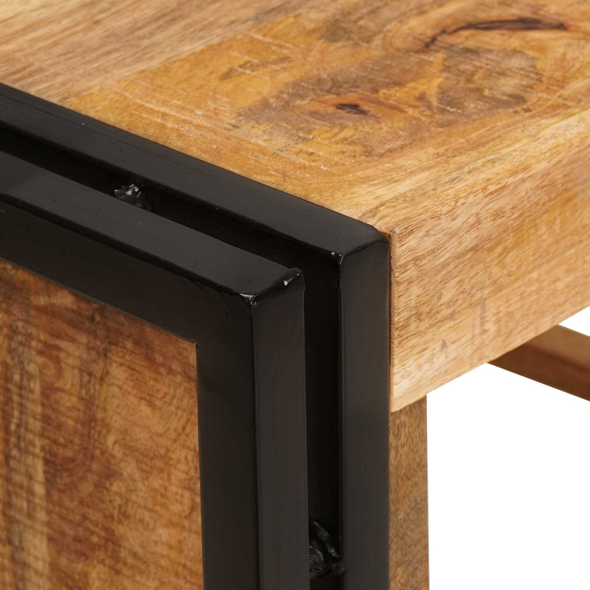 Vinfad Brun 80 x 45 x 33 cm Solid Grov Mango Træ