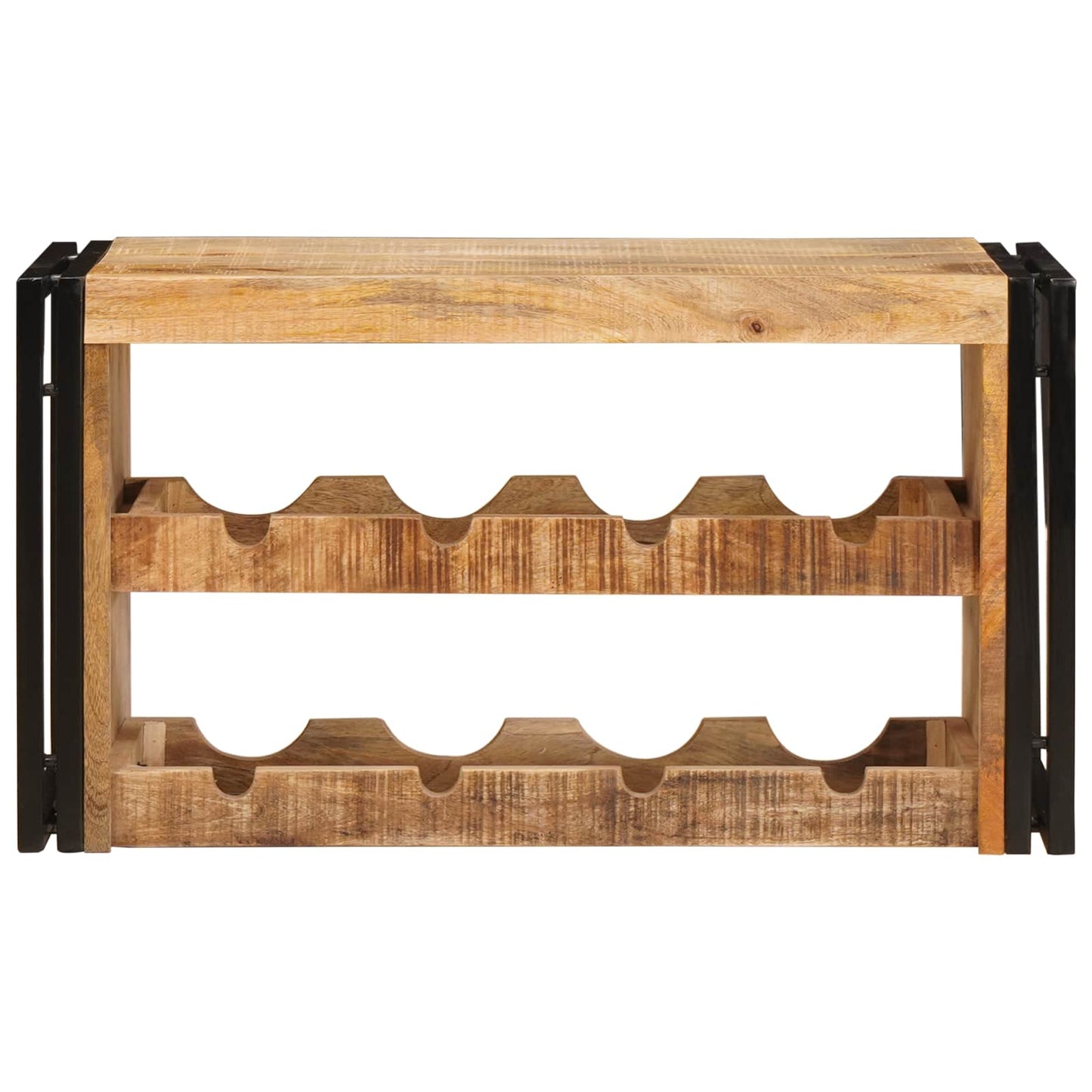 Vinfad Brun 80 x 45 x 33 cm Solid Grov Mango Træ