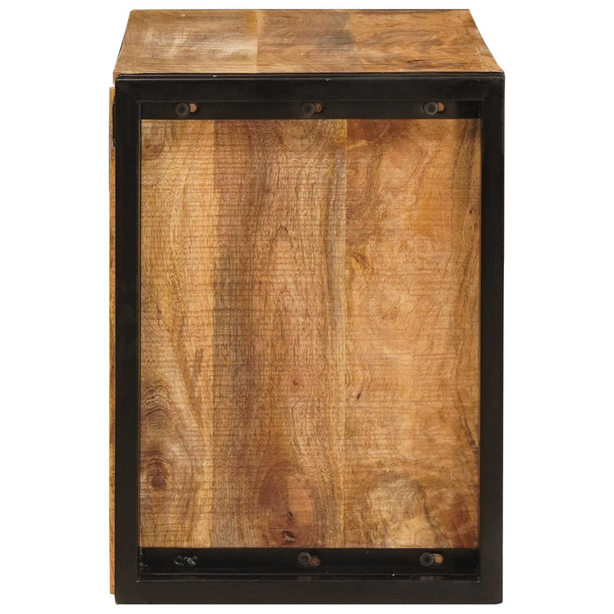 Vinfad Brun 80 x 45 x 33 cm Solid Grov Mango Træ