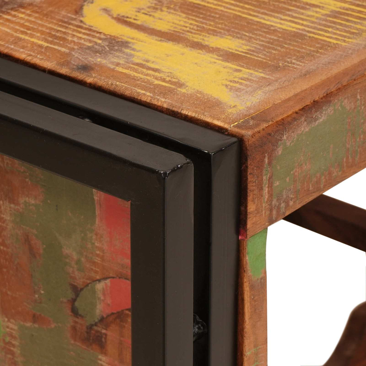 Vinfad Brun 80 x 45 x 33 cm Solid genvundet træ