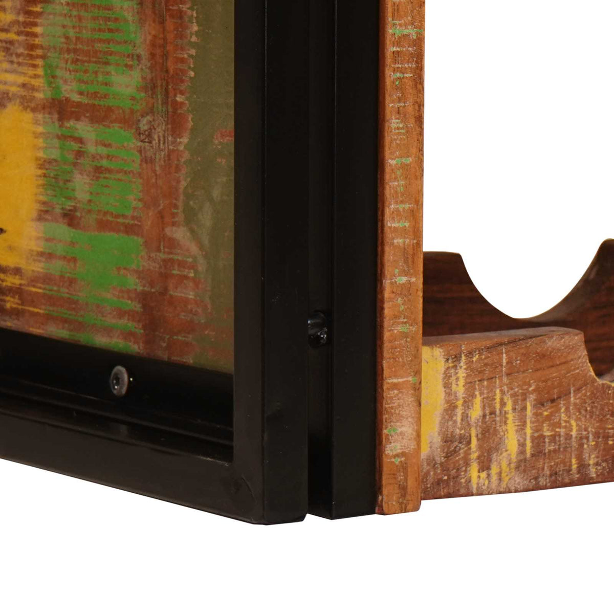 Vinfad Brun 80 x 45 x 33 cm Solid genvundet træ