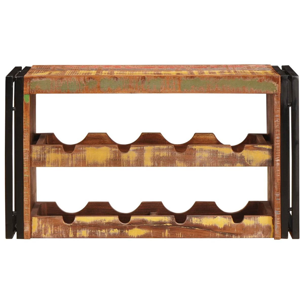 Vinfad Brun 80 x 45 x 33 cm Solid genvundet træ