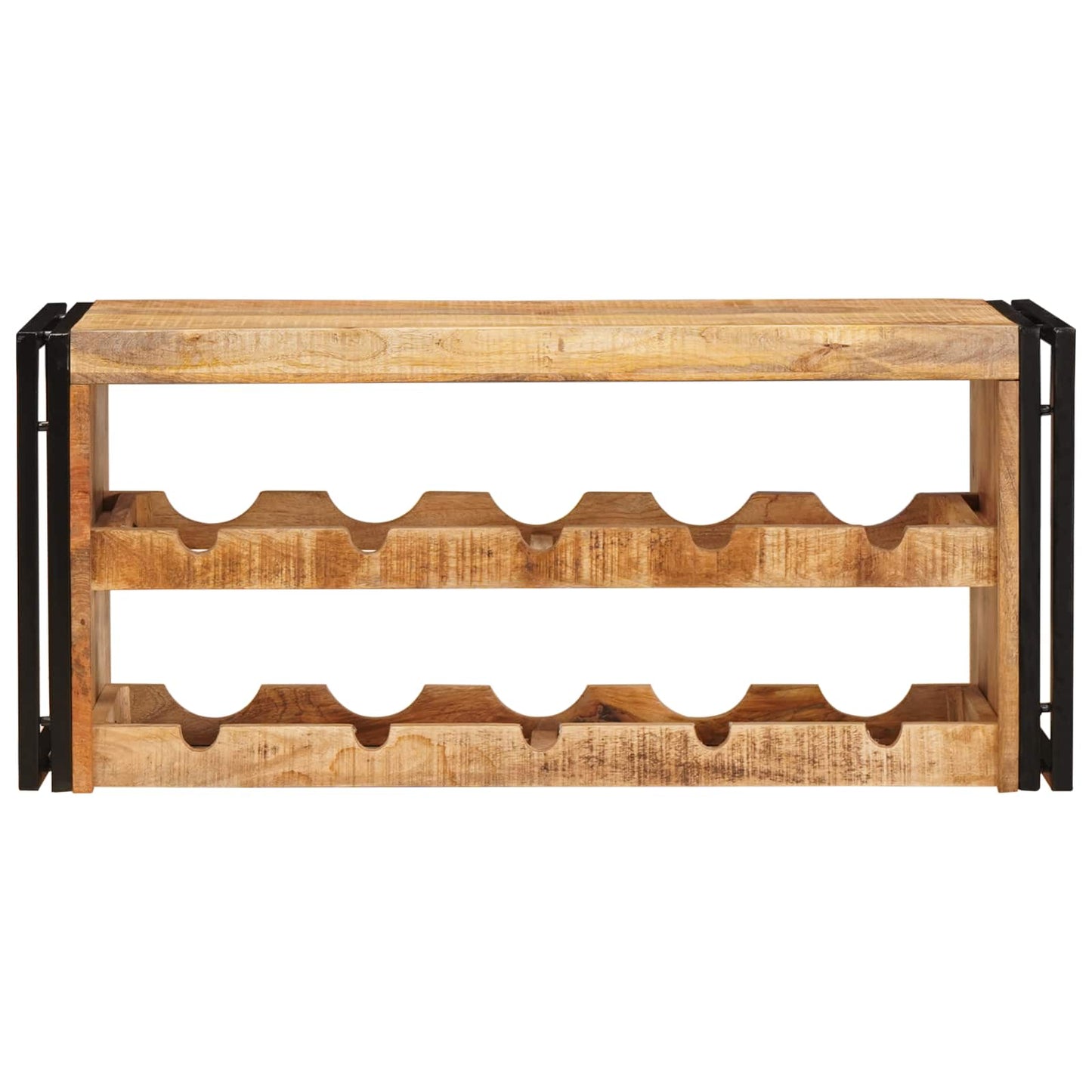 Vinfad Brun 100 x 45 x 33 cm Solid Grov Mango Træ