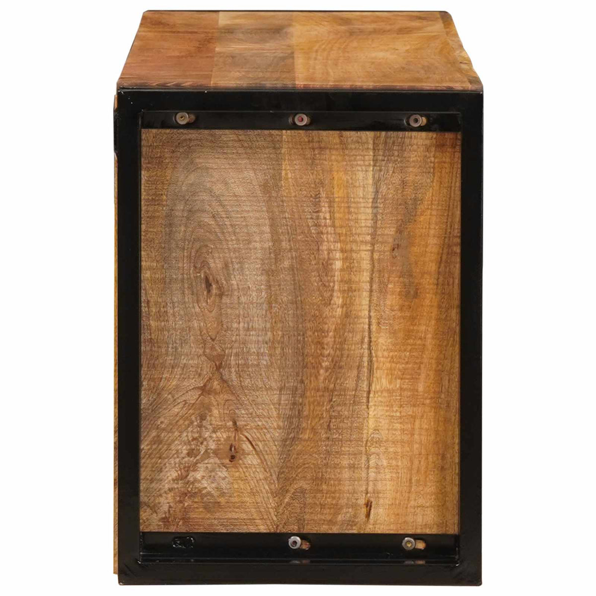 Vinfad Brun 100 x 45 x 33 cm Solid Grov Mango Træ
