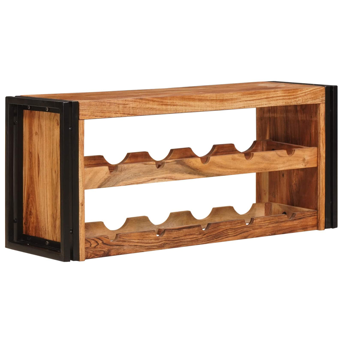 Vinfad Brun 100 x 45 x 33 cm Massivt Akacietræ