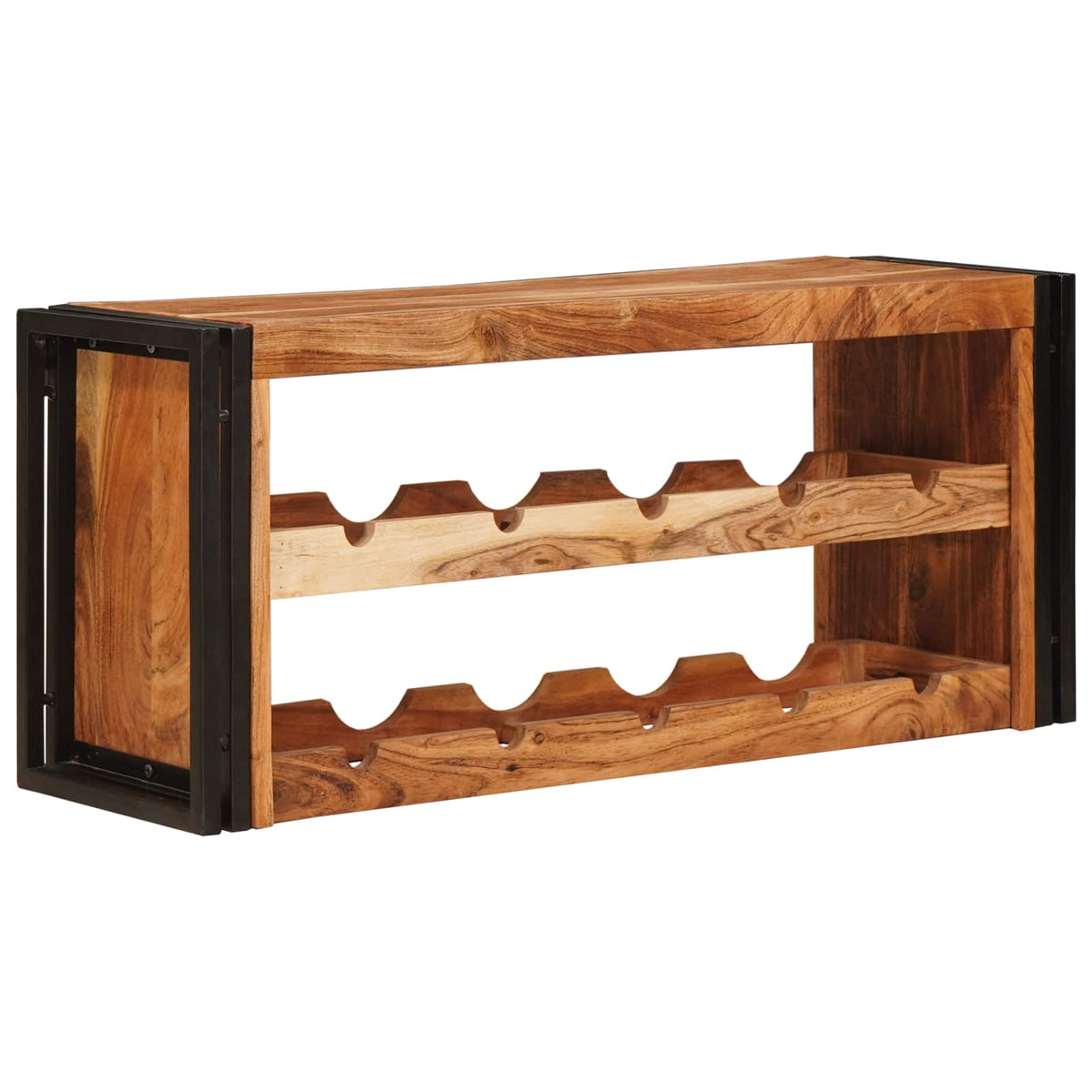 Vinfad Brun 100 x 45 x 33 cm Massivt Akacietræ