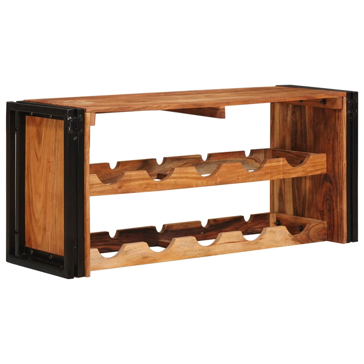 Vinfad Brun 100 x 45 x 33 cm Massivt Akacietræ