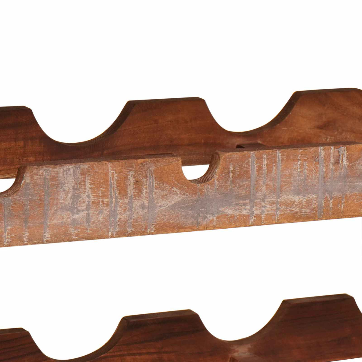 Vinfad Brun 100 x 45 x 33 cm Solid genvundet træ