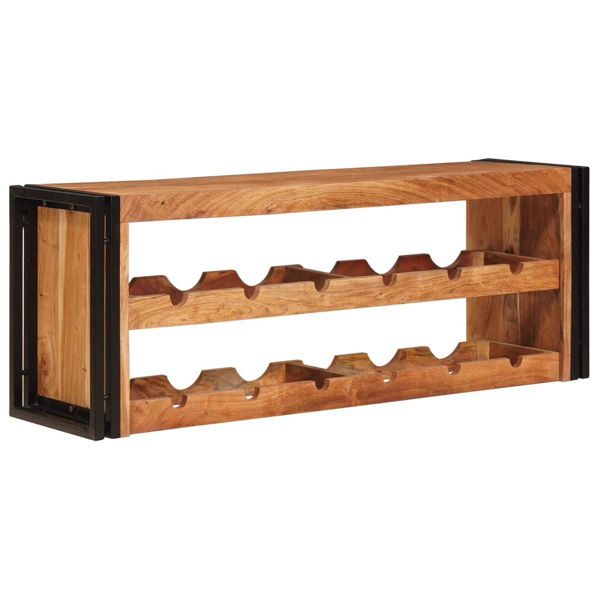 Vinfad Brun 120 x 45 x 33 cm Massivt Akacietræ