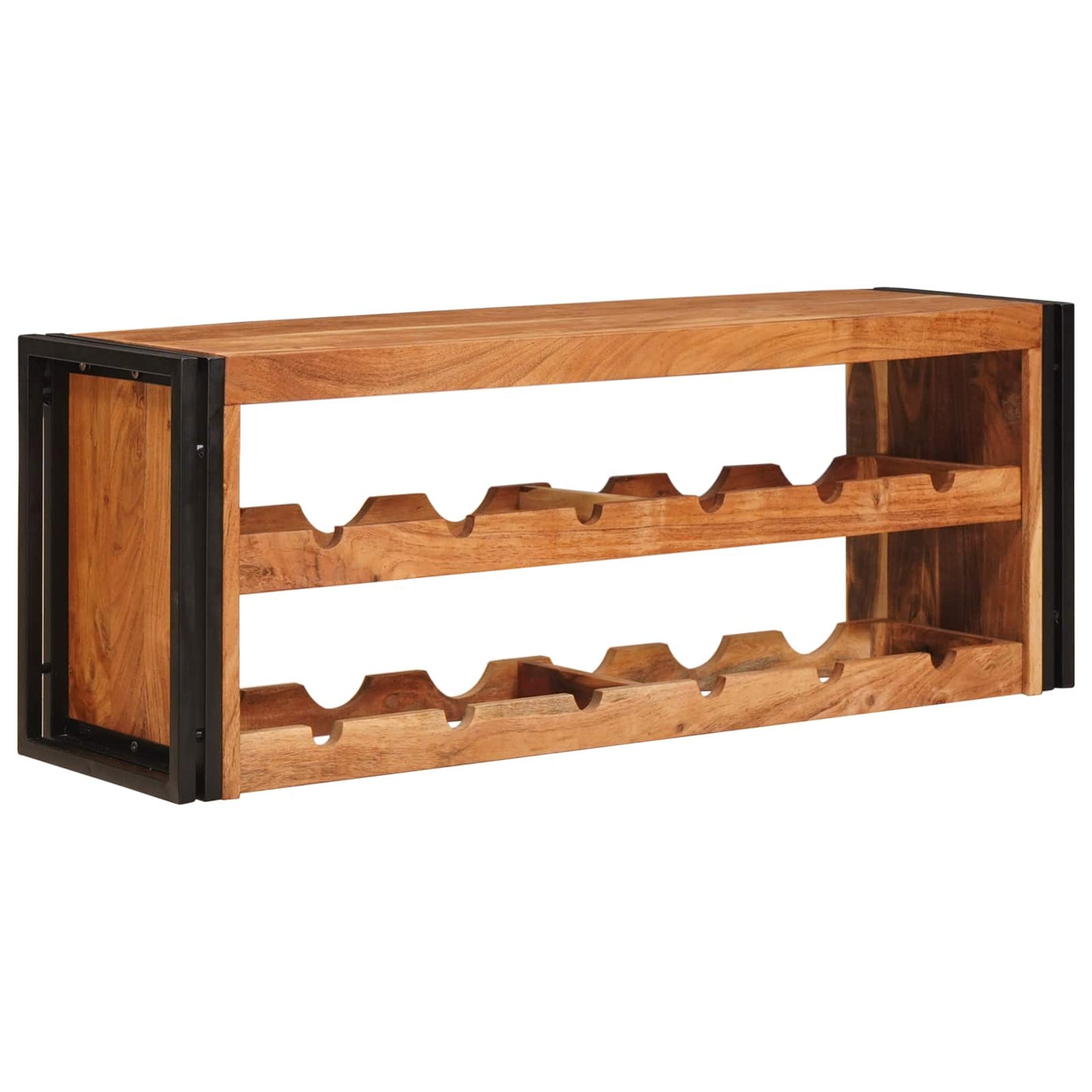 Vinfad Brun 120 x 45 x 33 cm Massivt Akacietræ