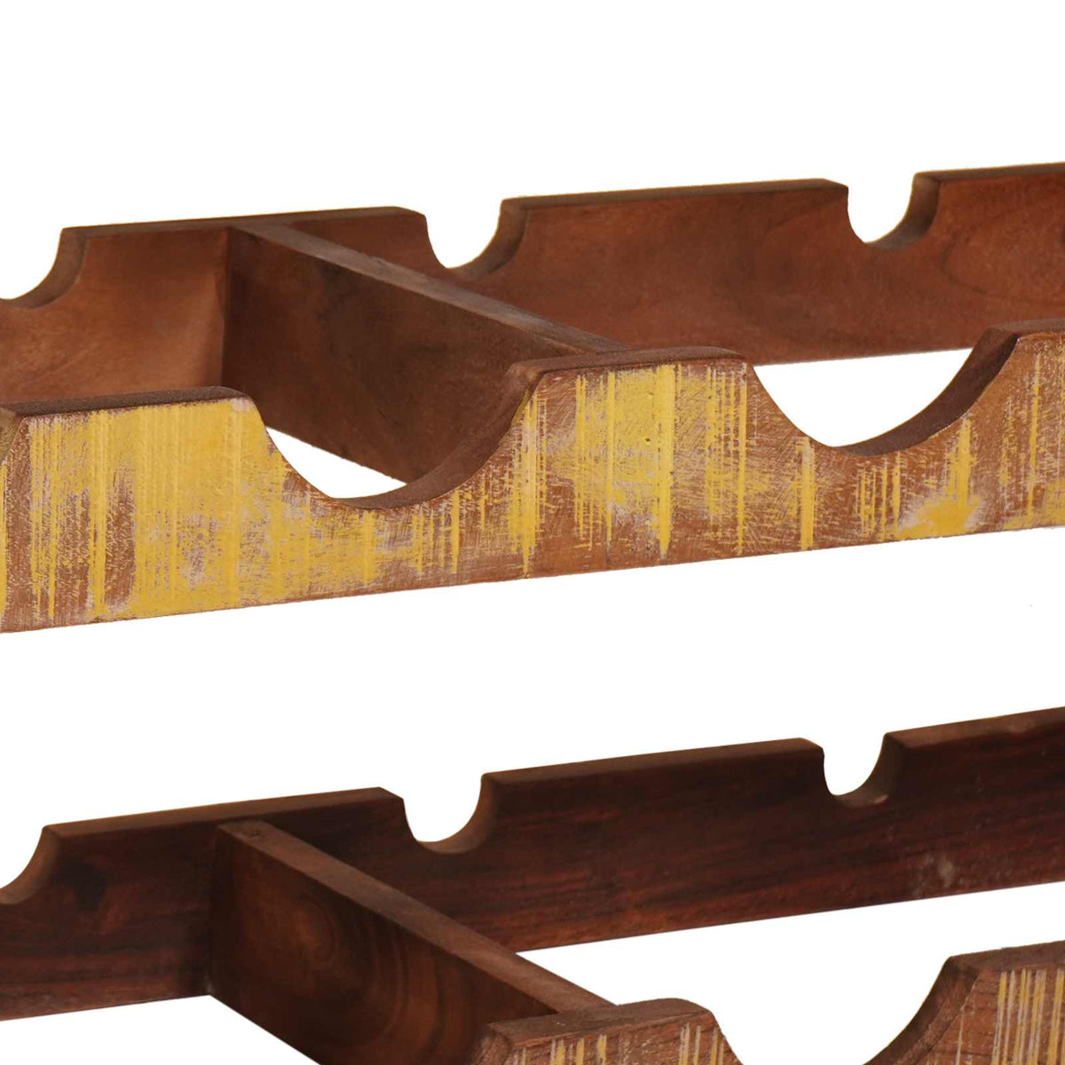 Vinfad Brun 120 x 45 x 33 cm Solid genvundet træ