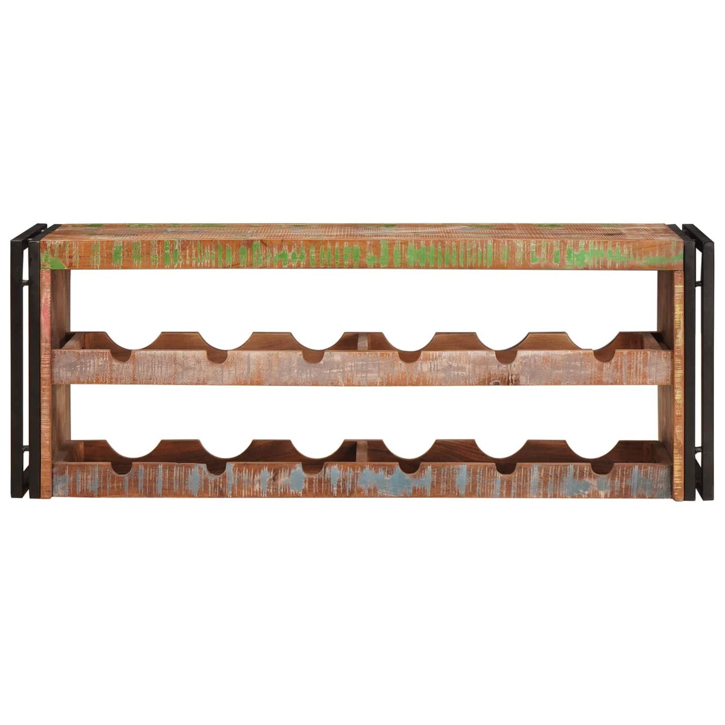 Vinfad Brun 120 x 45 x 33 cm Solid genvundet træ