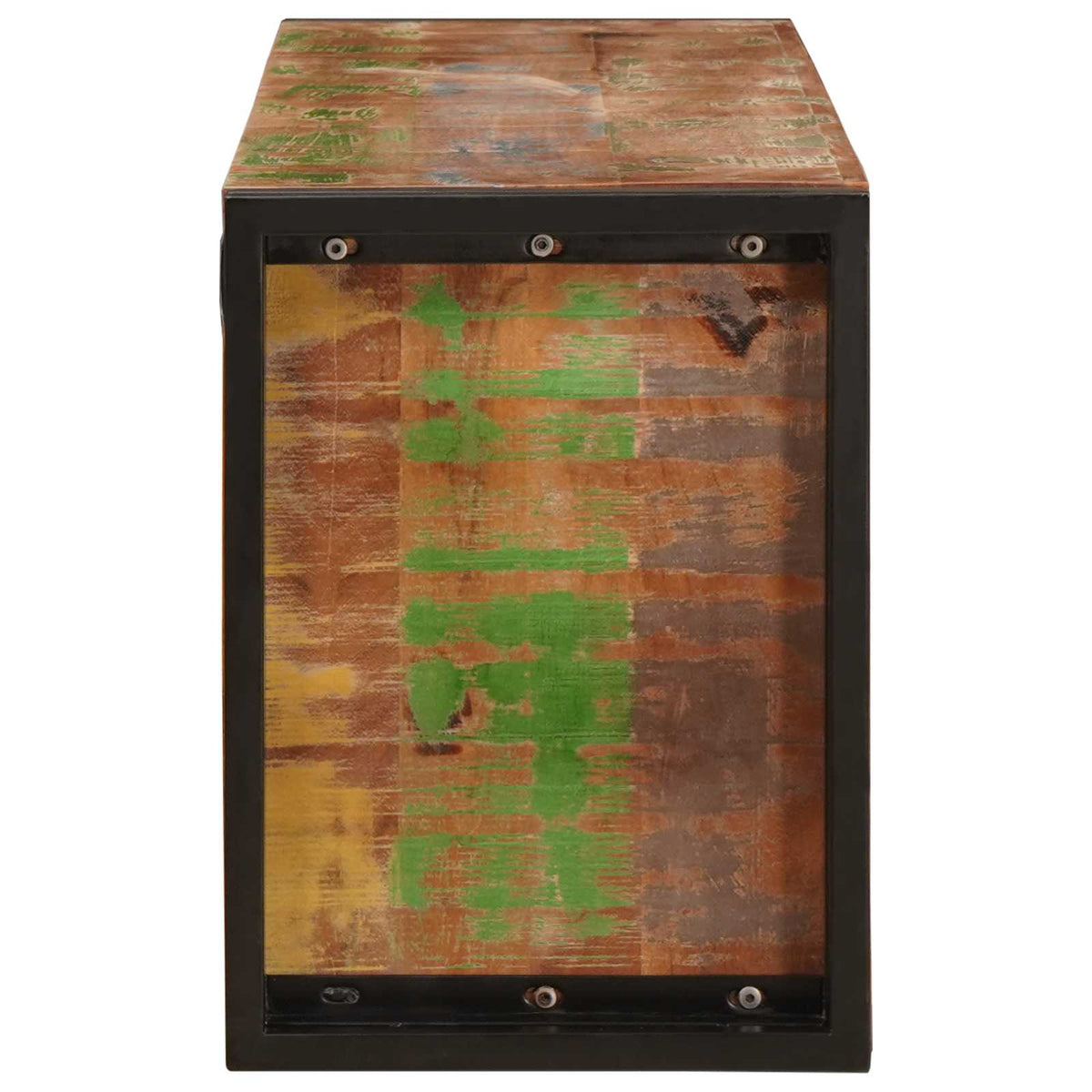 Vinfad Brun 120 x 45 x 33 cm Solid genvundet træ