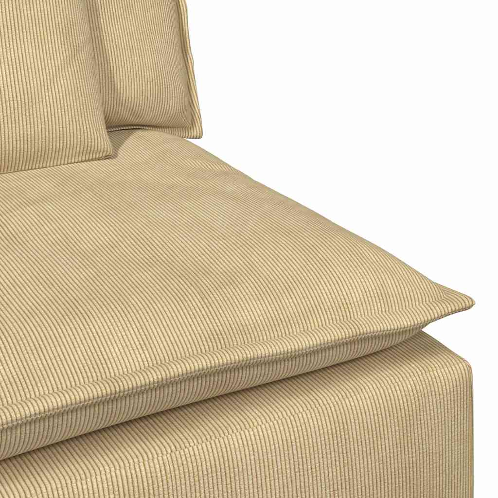 modulsofa med fodskammel og hynder grågrøn