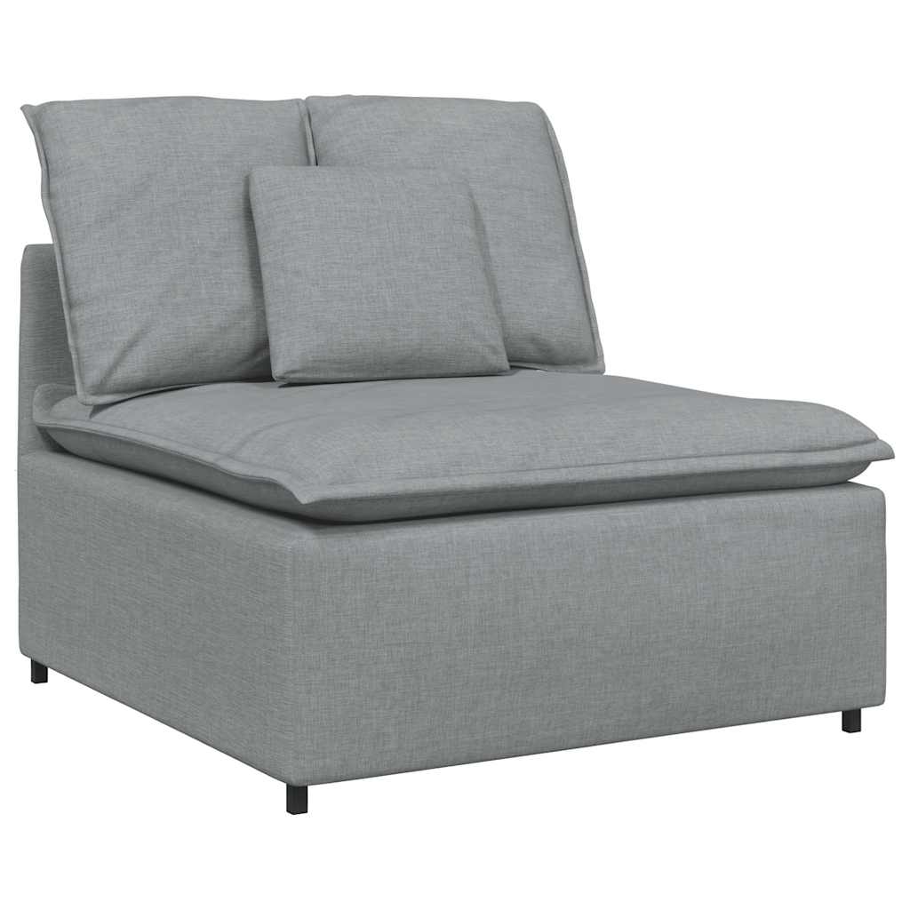 modulsofa med hynder lysegrå