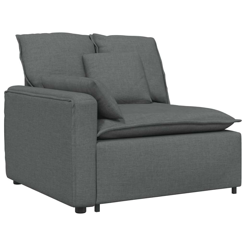modulsofa med hynder mørkegrå
