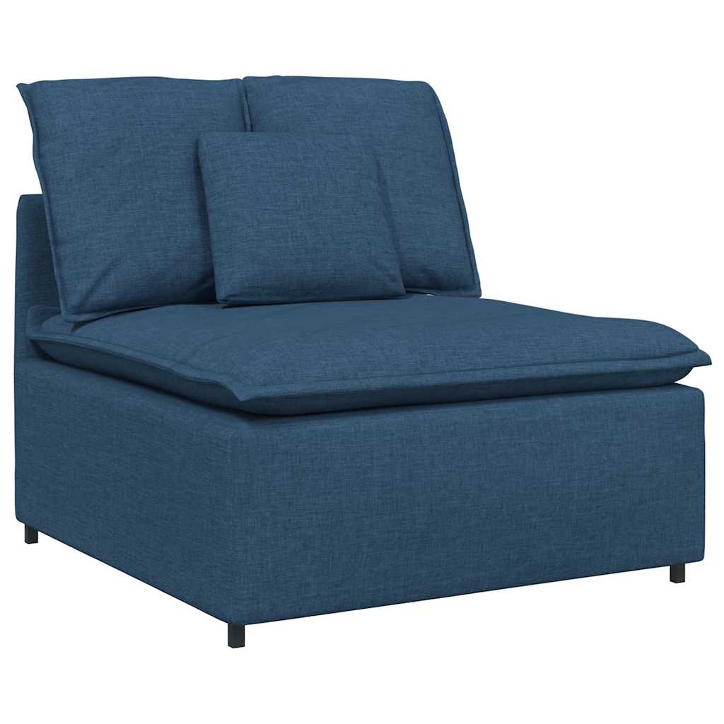 modulsofa med hynder blå