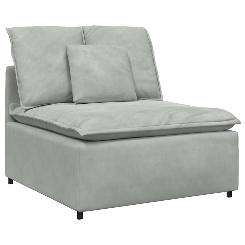 modulsofa med hynder lysegrå