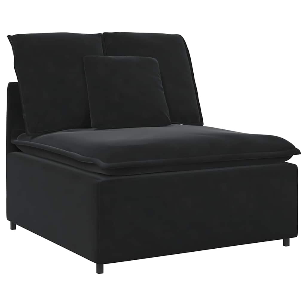 modulsofa med hynder sort