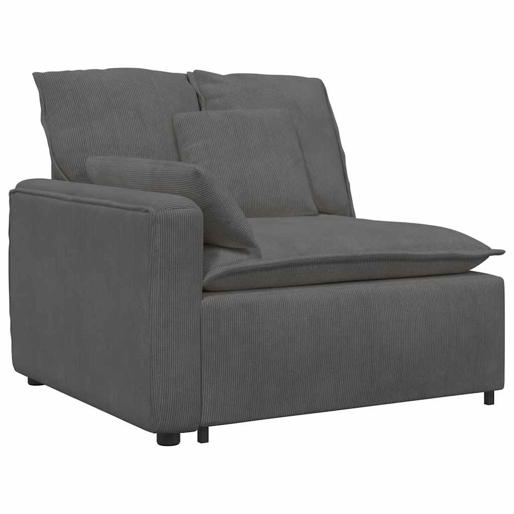 modulsofa med hynder mørkegrå