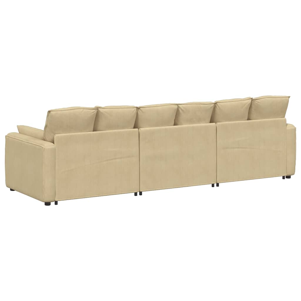modulsofa med hynder grågrøn