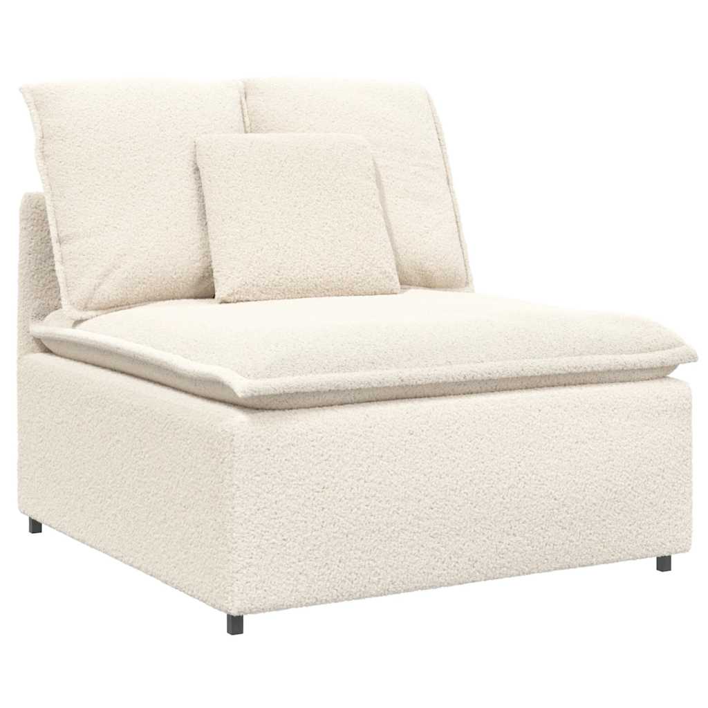modulsofa med hynder cremefarvet