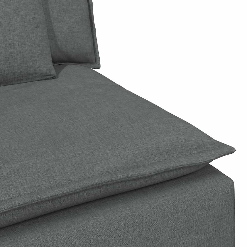 modulsofa med hynder mørkegrå