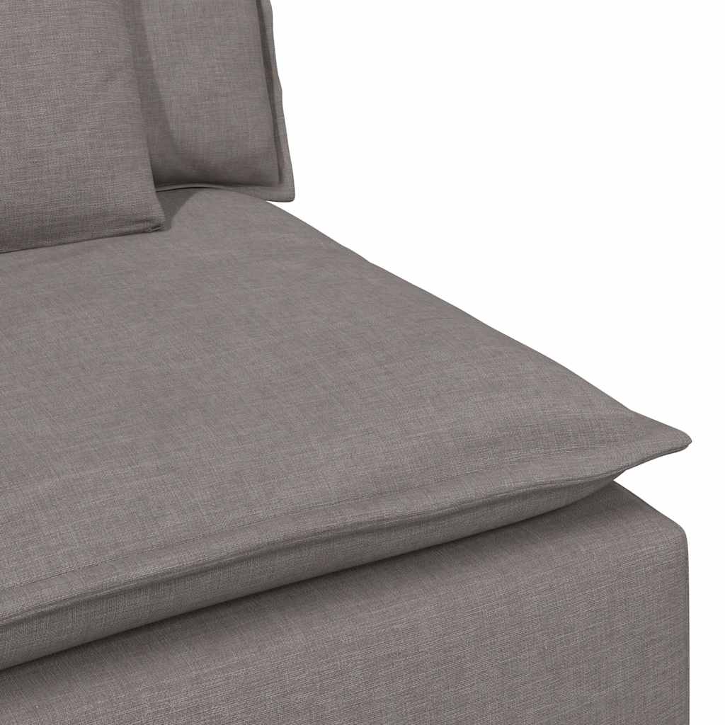 modulsofa med hynder gråbrun