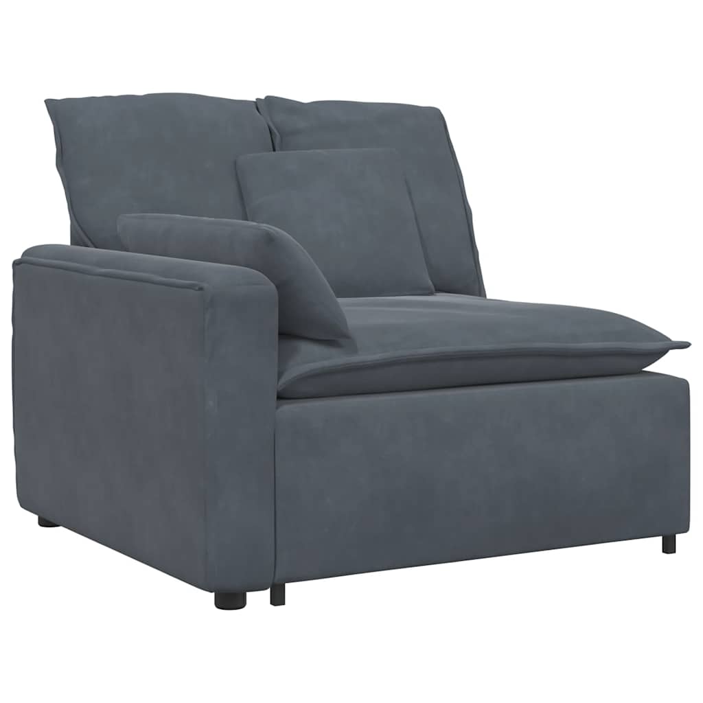 modulsofa med hynder mørkegrå