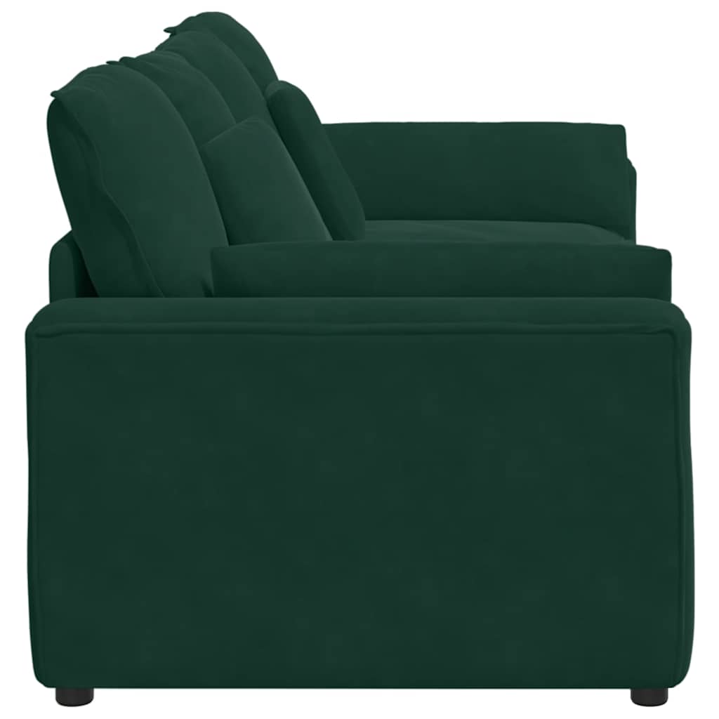 modulsofa med hynder mørkegrøn