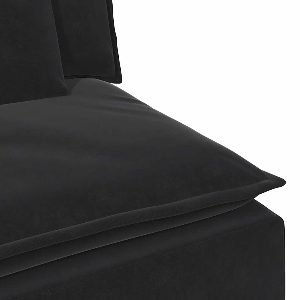 modulsofa med hynder sort