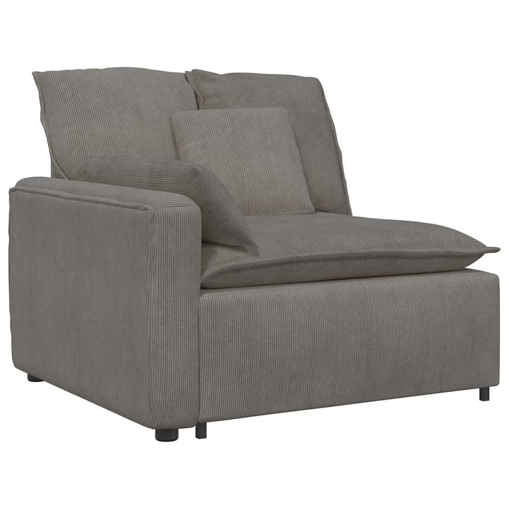 modulsofa med hynder lysegrå