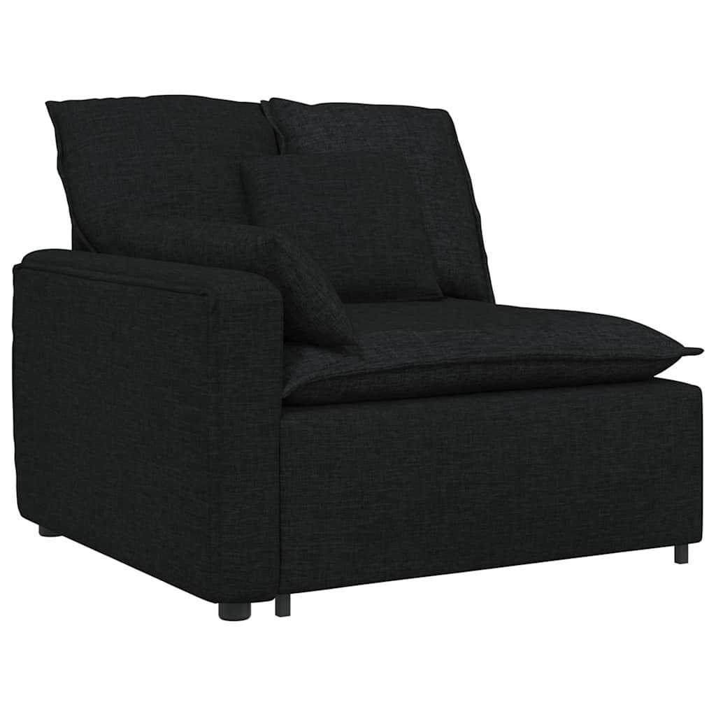 modulsofa med hynder stof sort