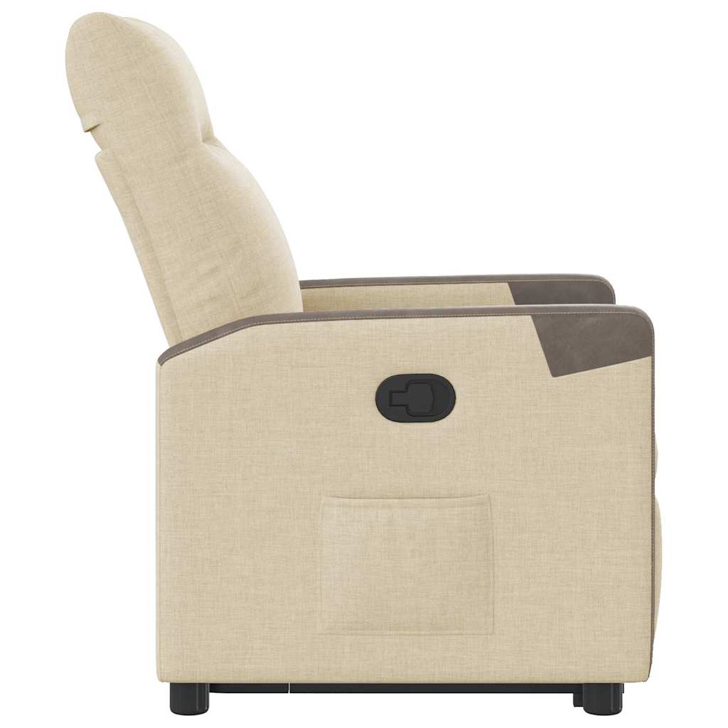 løftestol stof cremefarvet