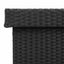 opbevaringsboks med hjul 110x55x73 cm polyrattan sort