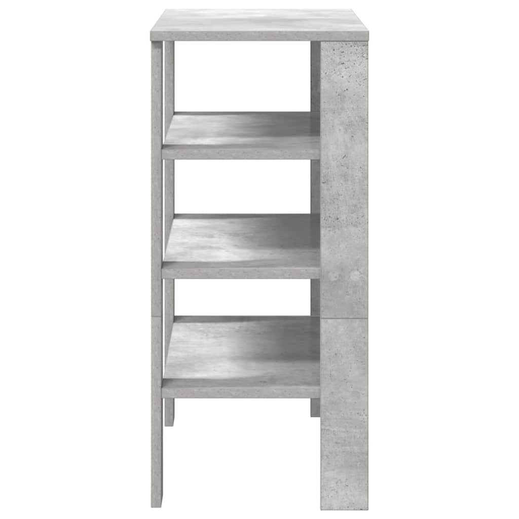 skoreol 61x32x70 cm konstrueret træ betongrå