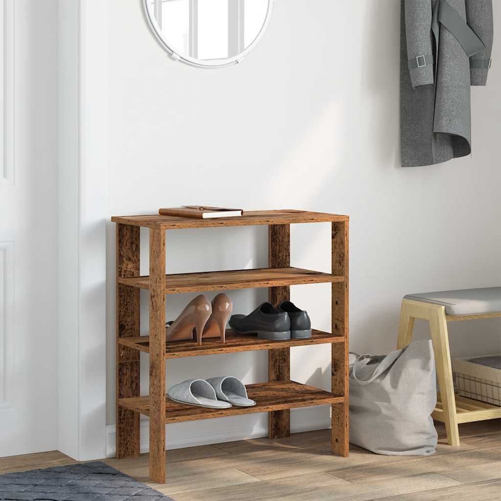 skoreol 61x32x70 cm konstrueret træ antikt træ