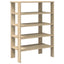 skoreol 61x32x87,5 cm konstrueret træ sonoma-eg