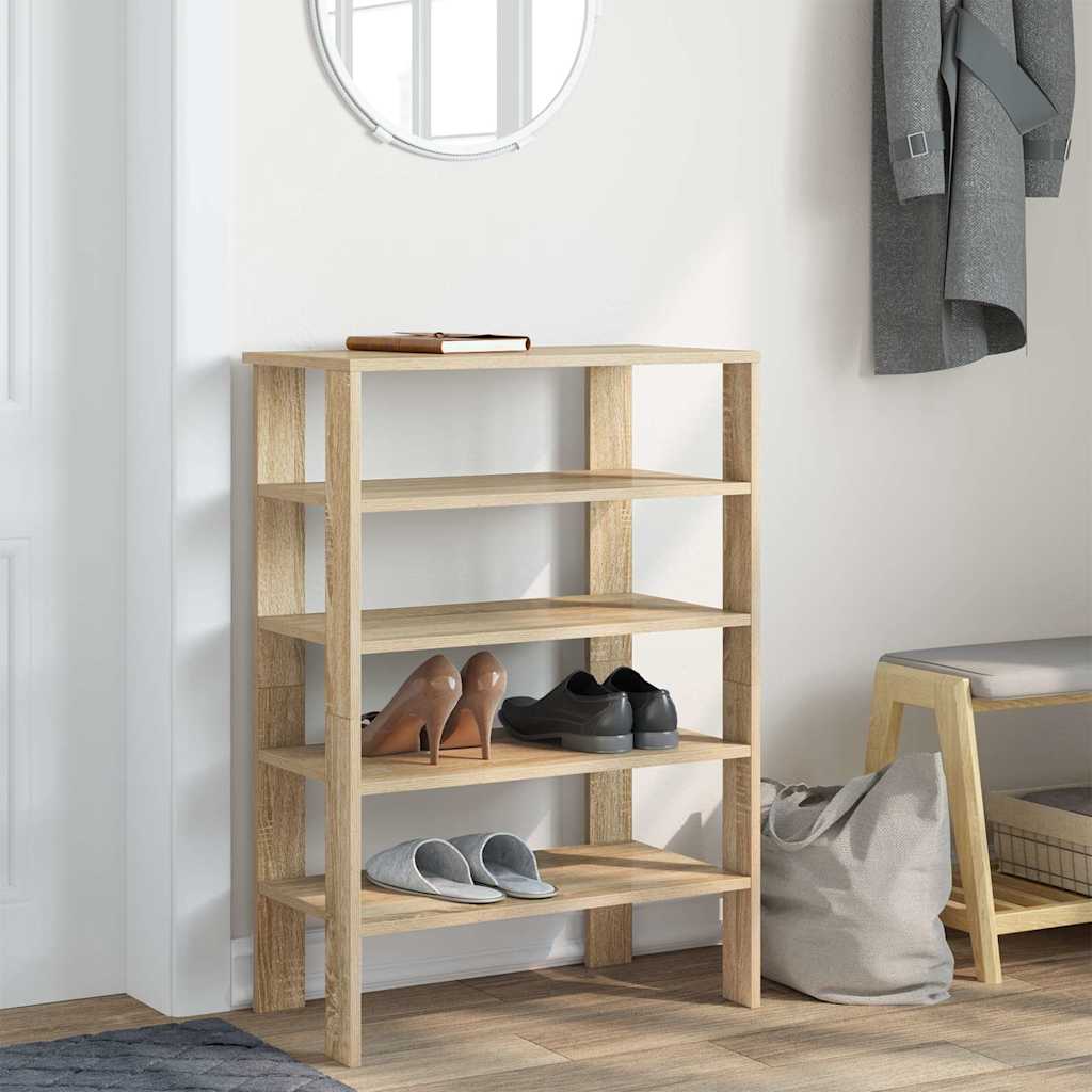 skoreol 61x32x87,5 cm konstrueret træ sonoma-eg