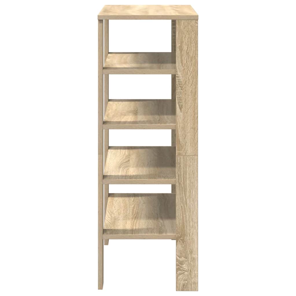 skoreol 61x32x87,5 cm konstrueret træ sonoma-eg