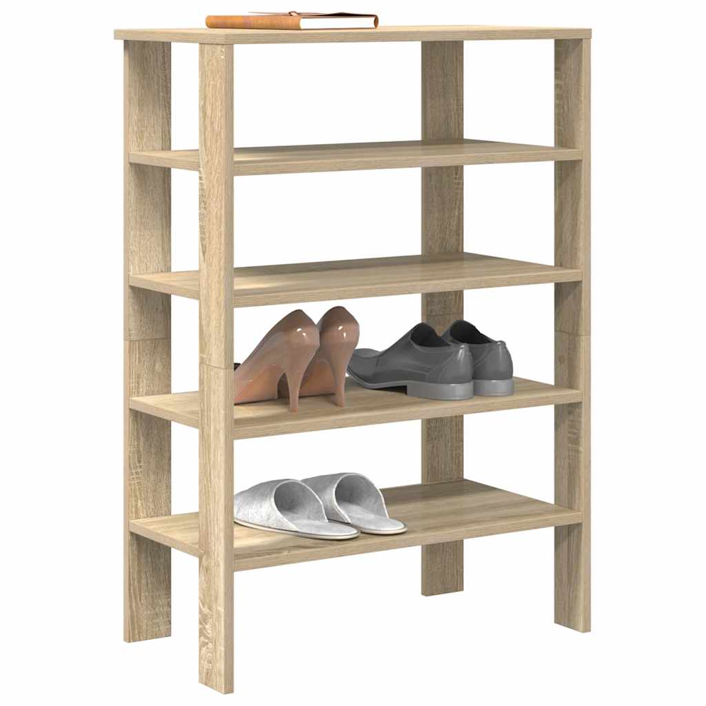 skoreol 61x32x87,5 cm konstrueret træ sonoma-eg