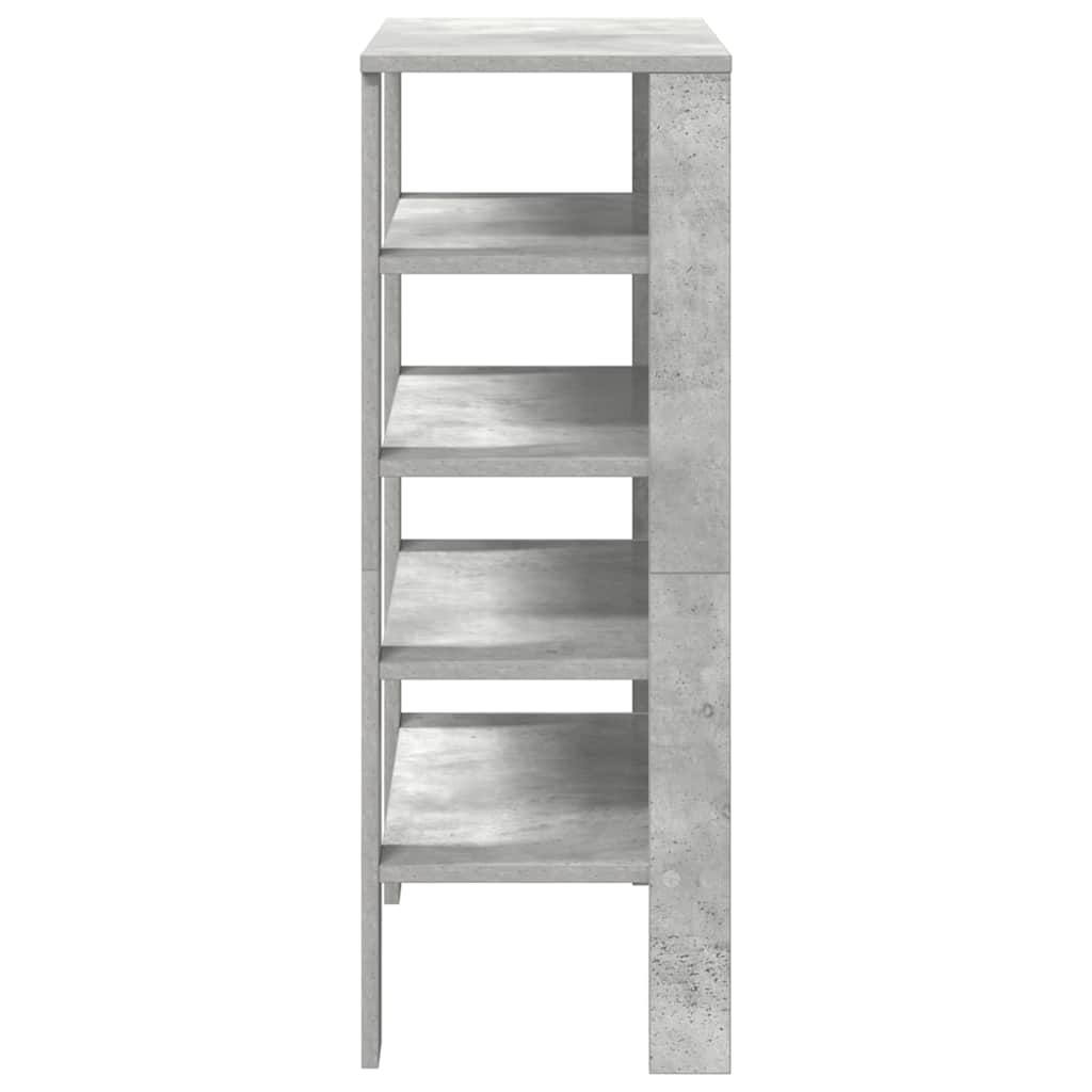 skoreol 61x32x87,5 cm konstrueret træ betongrå