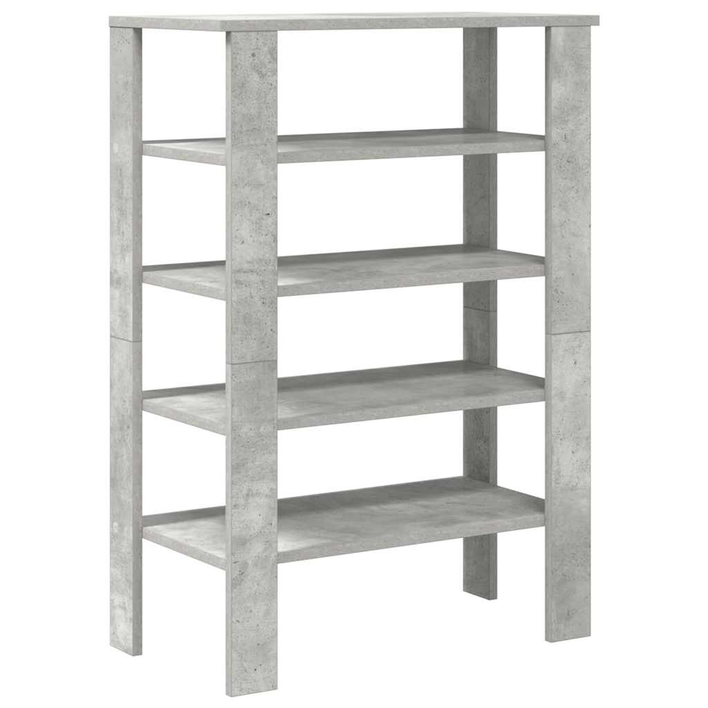 skoreol 61x32x87,5 cm konstrueret træ betongrå