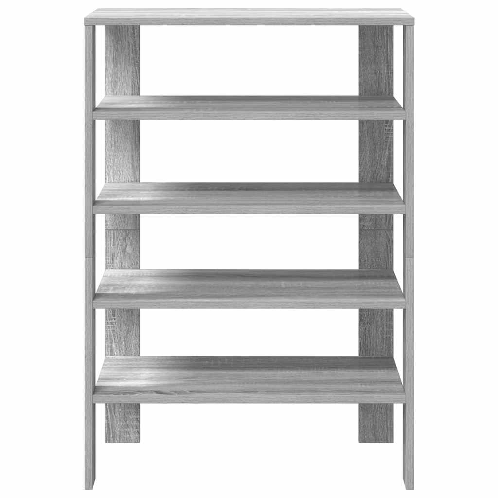 skoreol 61x32x87,5 cm konstrueret træ grå sonoma-eg