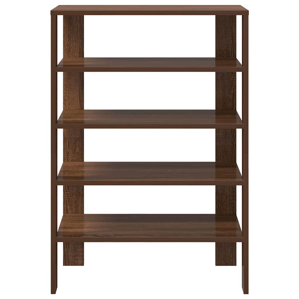 skoreol 61x32x87,5 cm konstrueret træ brun egetræsfarve