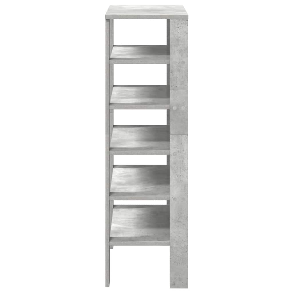 skoreol 61x32x105 cm konstrueret træ betongrå