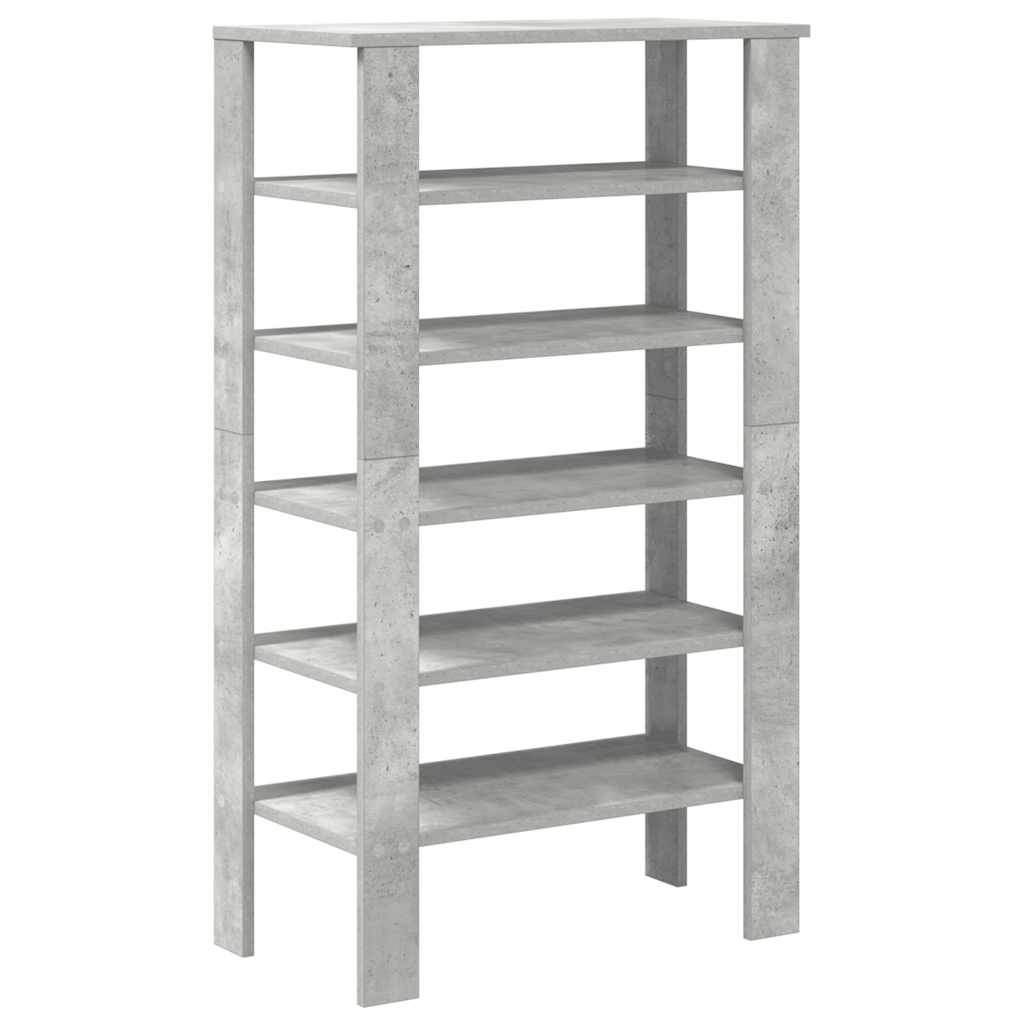 skoreol 61x32x105 cm konstrueret træ betongrå