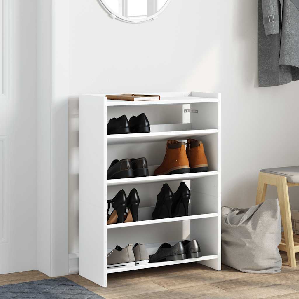 skoreol 60x25x81 cm konstrueret træ hvid