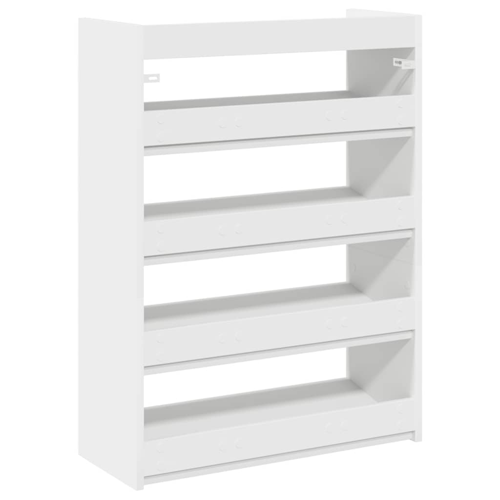 skoreol 60x25x81 cm konstrueret træ hvid